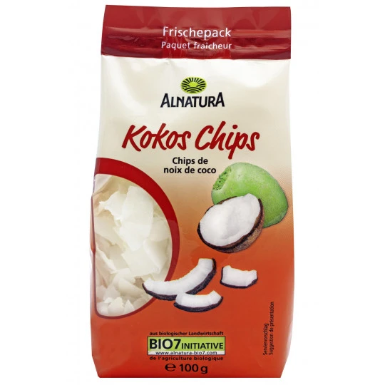 Bio Kokos Chips 100G 3 Bio Kokos Chips 100G