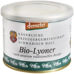 Erzeugergemeinschaft Schwäbisch Hall Demeter Bio-Lyoner 200G