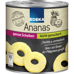Ananas Ganze Scheiben Leicht Gezuckert 836G