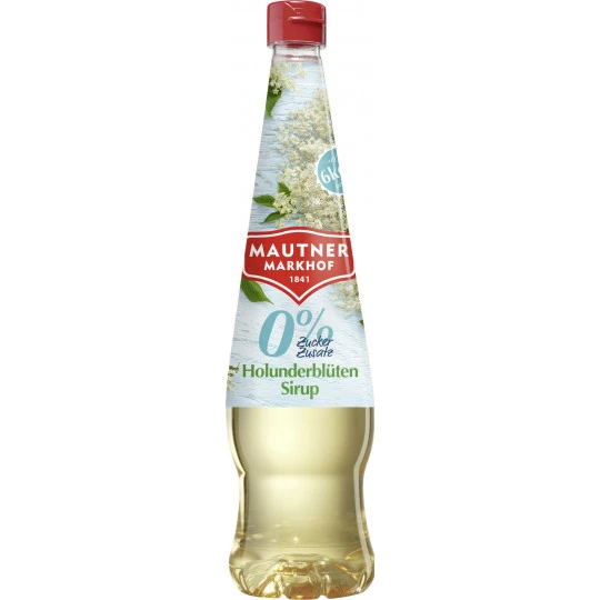 Markhof Holunderblütensirup Ohne Zuckerzusatz 0,7L 3 Markhof Holunderblütensirup Ohne Zuckerzusatz 0,7L