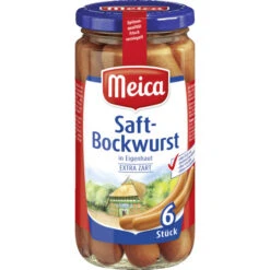 6 Saft-Bockwürste 380G