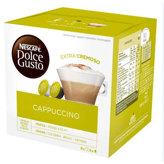 Nescafé® Dolce Gusto Cappuccino Kapseln 8ST 186,4G 3 Nescafé® Dolce Gusto Cappuccino Kapseln 8ST 186,4G