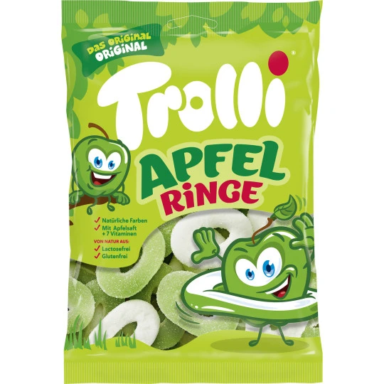 Fruchtgummi Apfelringe 200G 3 Fruchtgummi Apfelringe 200G
